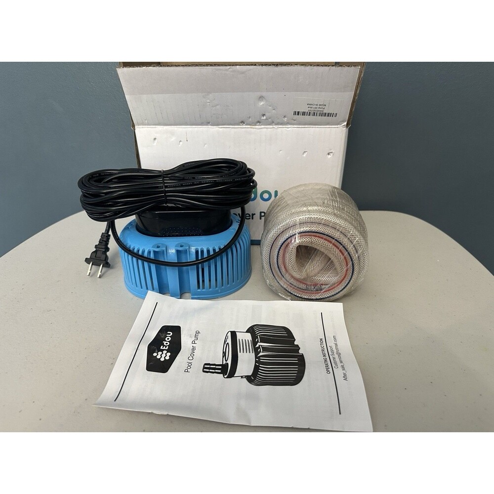 Automatic Thermal Protection Pool Cover Pump - 850 GPH Efficiency and Quiet